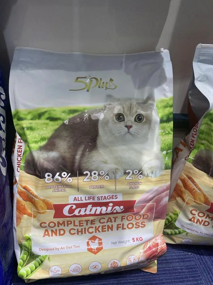 Hạt Cho Mèo 5Plus Catmix Topping-Vị Gà-5kg